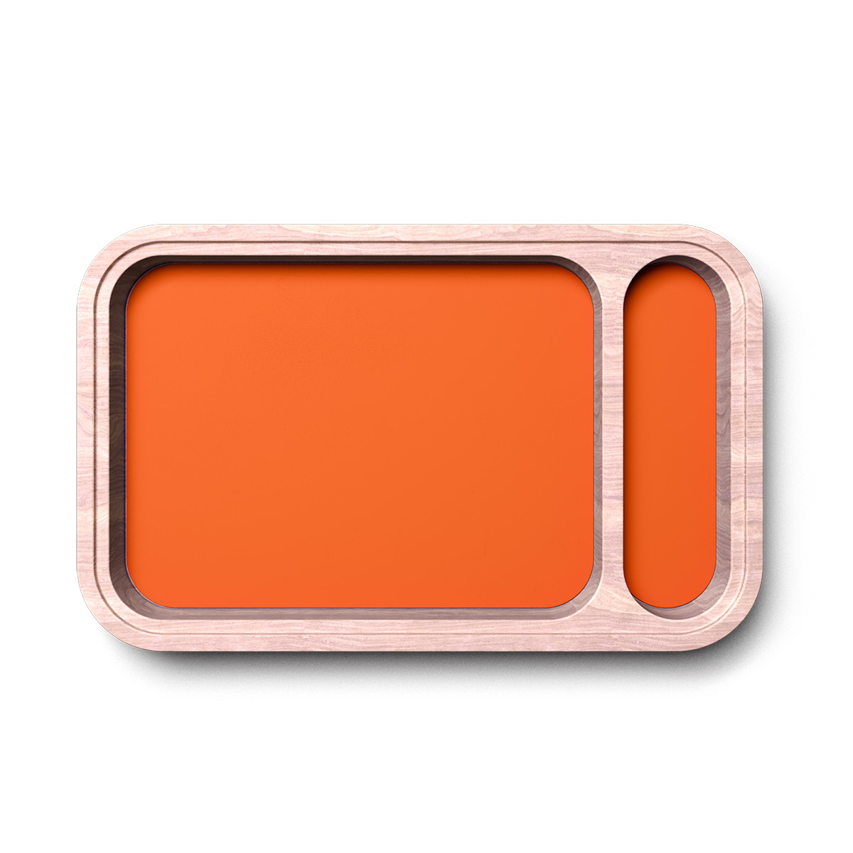 COPYЯчейка для шкатулки Basic/ячейка E45/ ясень беленый, цвет вкладки оранжевый