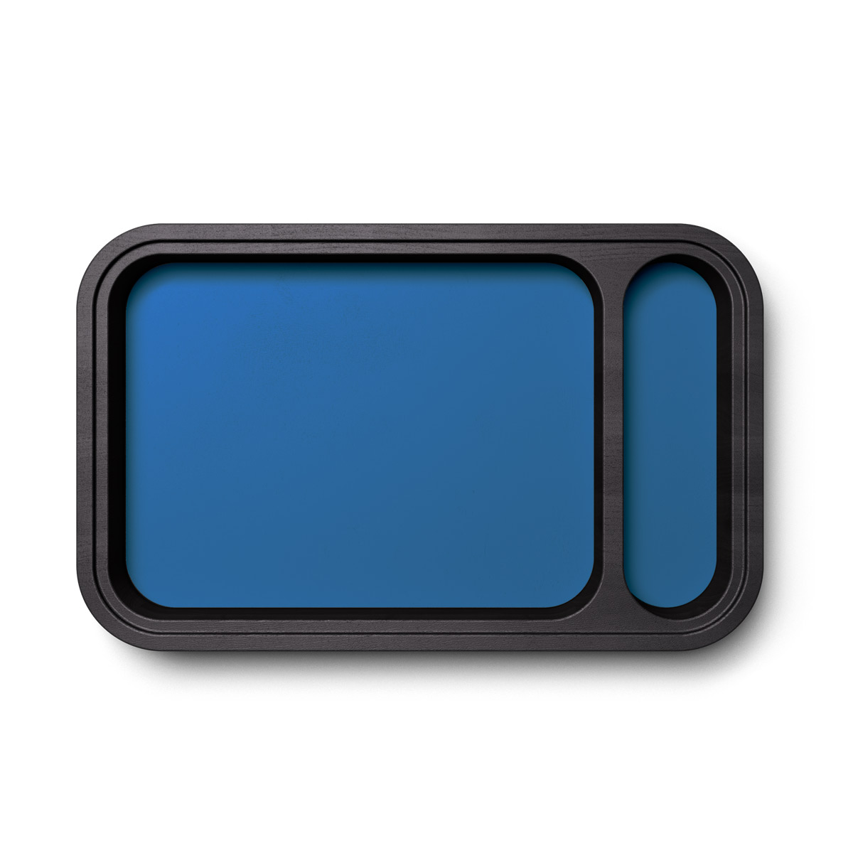 COPYЯчейка для шкатулки Basic/ячейка E45/ ясень черный матовый, цвет вкладки синий