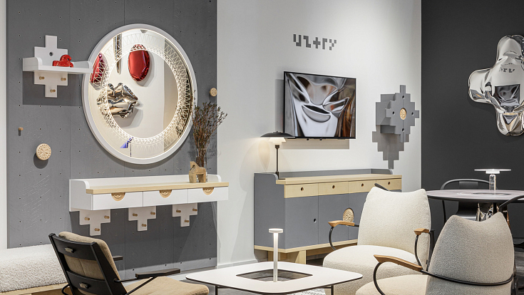 UZORY на Артдом 2025. Новые цвета и предметы —  консоль и комод.